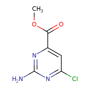 COC(=O)c1cc(Cl)nc(n1)N