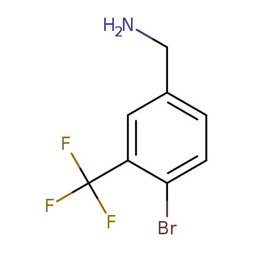 NCc1ccc(c(c1)C(F)(F)F)Br