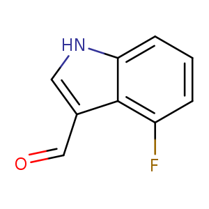 O=Cc1c[nH]c2c1c(F)ccc2