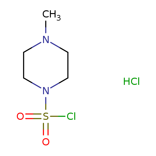 CN1CCN(CC1)S(=O)(=O)Cl.Cl
