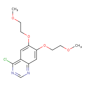 COCCOc1cc2c(cc1OCCOC)ncnc2Cl
