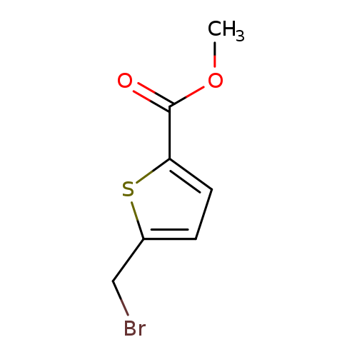 COC(=O)c1ccc(s1)CBr