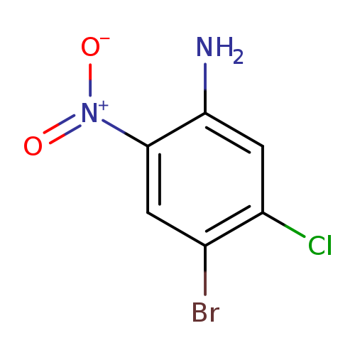 [O-][N+](=O)c1cc(Br)c(cc1N)Cl