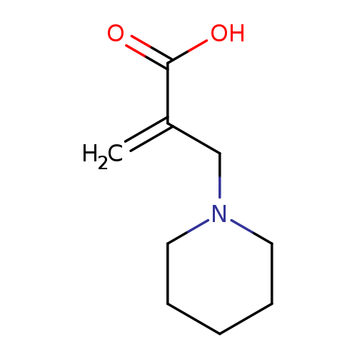 C=C(C(=O)O)CN1CCCCC1