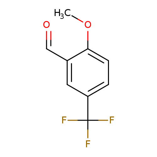 O=Cc1cc(ccc1OC)C(F)(F)F