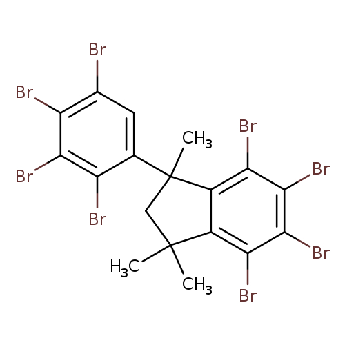 Brc1cc(c(c(c1Br)Br)Br)C1(C)CC(c2c1c(Br)c(Br)c(c2Br)Br)(C)C