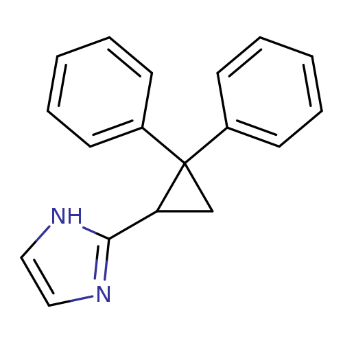 c1ccc(cc1)C1(CC1c1ncc[nH]1)c1ccccc1