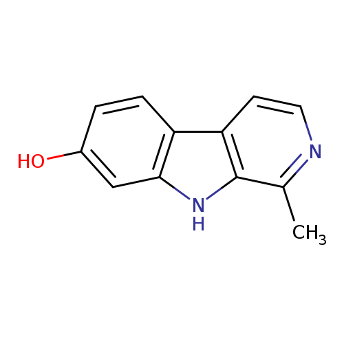 Oc1ccc2c(c1)[nH]c1c2ccnc1C