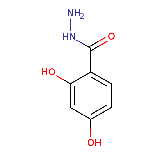 NNC(=O)c1ccc(cc1O)O