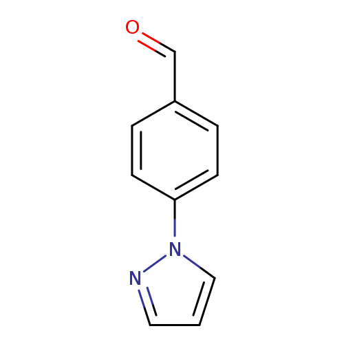 O=Cc1ccc(cc1)n1cccn1