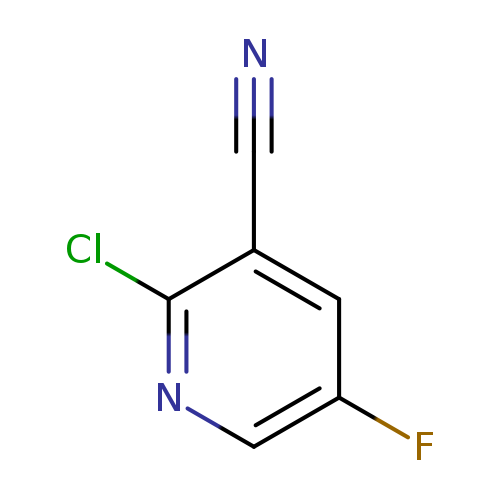 N#Cc1cc(F)cnc1Cl