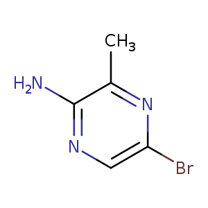 Brc1cnc(c(n1)C)N