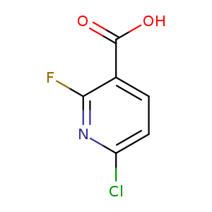 OC(=O)c1ccc(nc1F)Cl