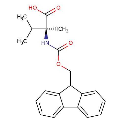 O=C(N[C@](C(=O)O)(C(C)C)C)OCC1c2ccccc2c2c1cccc2