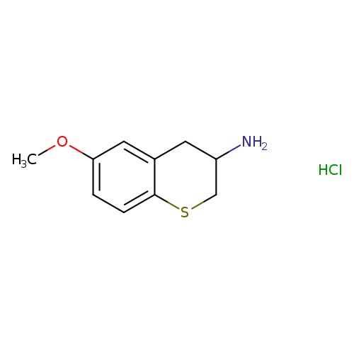 COc1ccc2c(c1)CC(CS2)N.Cl