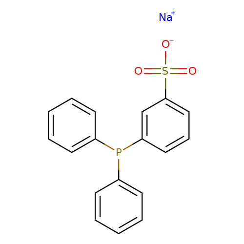 [O-]S(=O)(=O)c1cccc(c1)P(c1ccccc1)c1ccccc1.[Na+]