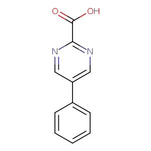 OC(=O)c1ncc(cn1)c1ccccc1