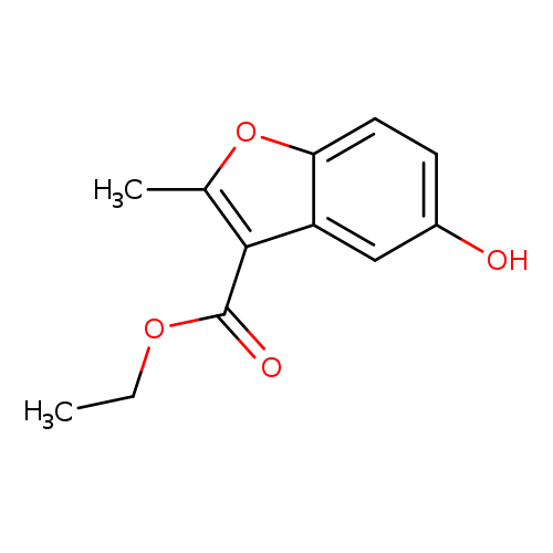 Cc1oc2c(c1C(=O)OCC)cc(cc2)O