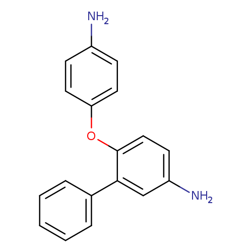 Nc1ccc(c(c1)c1ccccc1)Oc1ccc(cc1)N