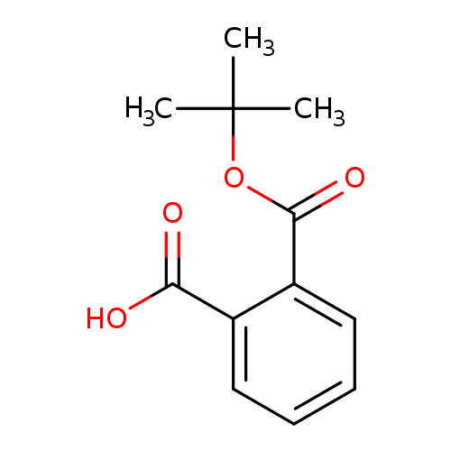 O=C(c1ccccc1C(=O)O)OC(C)(C)C