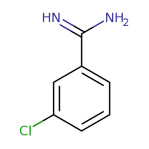 Clc1cccc(c1)C(=N)N