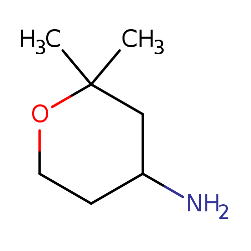 NC1CCOC(C1)(C)C