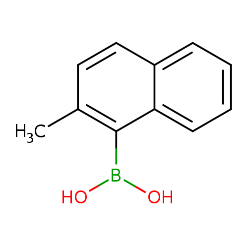 OB(c1c(C)ccc2c1cccc2)O