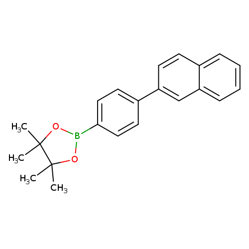 CC1(C)OB(OC1(C)C)c1ccc(cc1)c1ccc2c(c1)cccc2