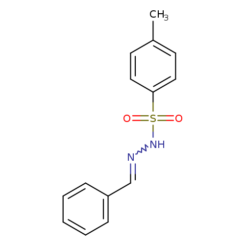 Cc1ccc(cc1)S(=O)(=O)NN=Cc1ccccc1