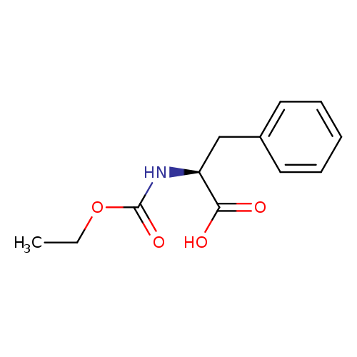 CCOC(=O)N[C@H](C(=O)O)Cc1ccccc1