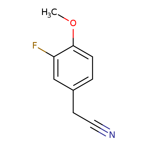 N#CCc1ccc(c(c1)F)OC