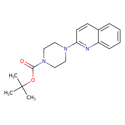 O=C(N1CCN(CC1)c1ccc2c(n1)cccc2)OC(C)(C)C