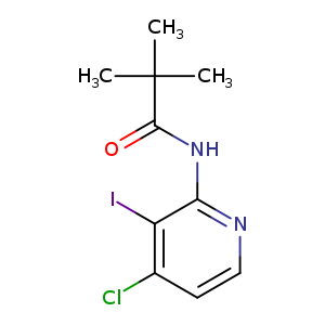 O=C(C(C)(C)C)Nc1nccc(c1I)Cl