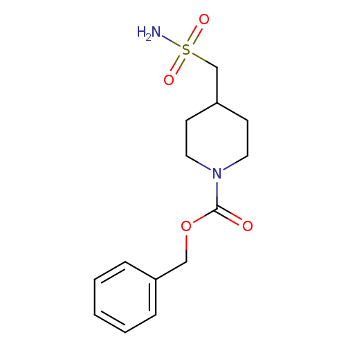 O=C(N1CCC(CC1)CS(=O)(=O)N)OCc1ccccc1