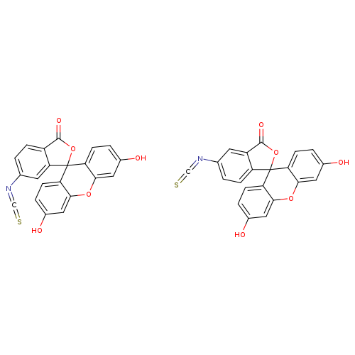S=C=Nc1ccc2c(c1)C1(OC2=O)c2ccc(cc2Oc2c1ccc(c2)O)O.S=C=Nc1ccc2c(c1)C(=O)OC12c2ccc(cc2Oc2c1ccc(c2)O)O
