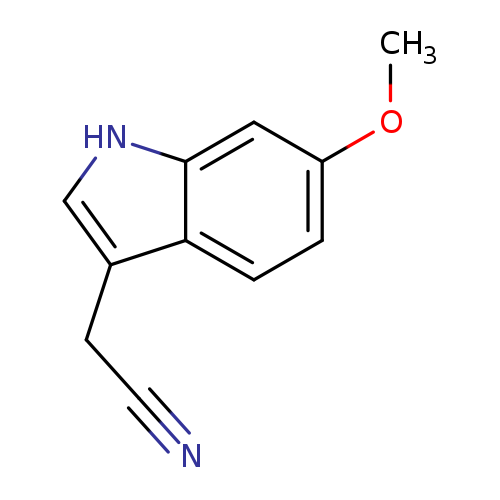 N#CCc1c[nH]c2c1ccc(c2)OC