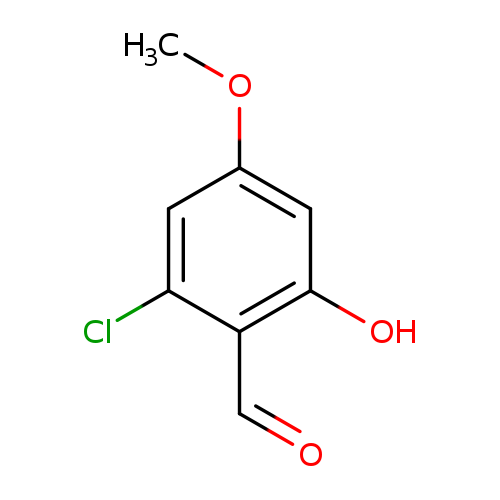 COc1cc(O)c(c(c1)Cl)C=O