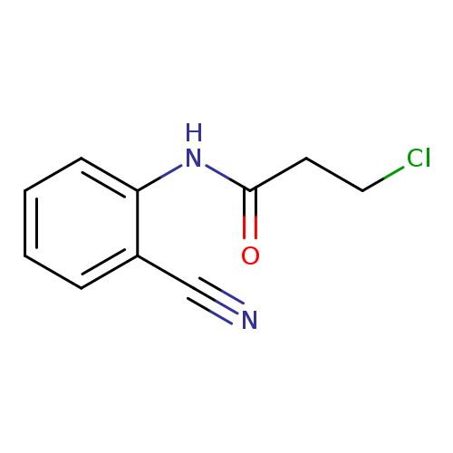 ClCCC(=O)Nc1ccccc1C#N
