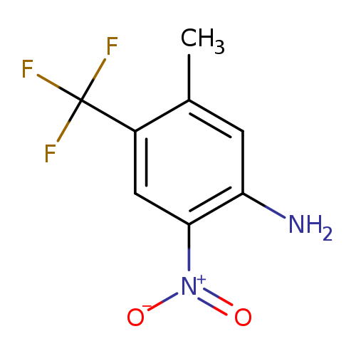 [O-][N+](=O)c1cc(c(cc1N)C)C(F)(F)F
