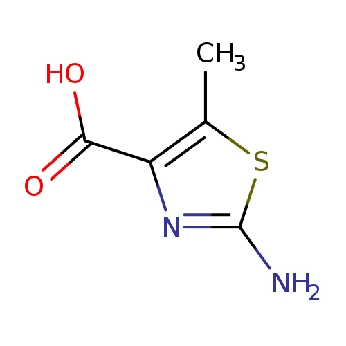 Nc1sc(c(n1)C(=O)O)C
