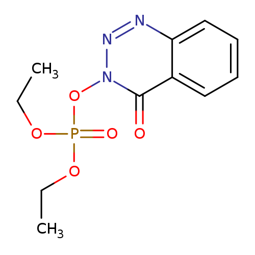 CCOP(=O)(On1nnc2c(c1=O)cccc2)OCC