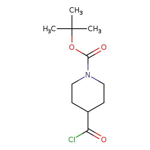 O=C(N1CCC(CC1)C(=O)Cl)OC(C)(C)C