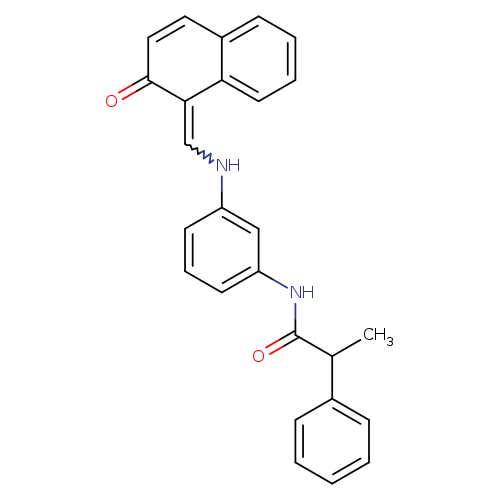 O=C(C(c1ccccc1)C)Nc1cccc(c1)NC=C1C(=O)C=Cc2c1cccc2
