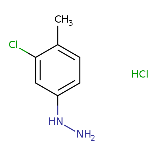 NNc1ccc(c(c1)Cl)C.Cl