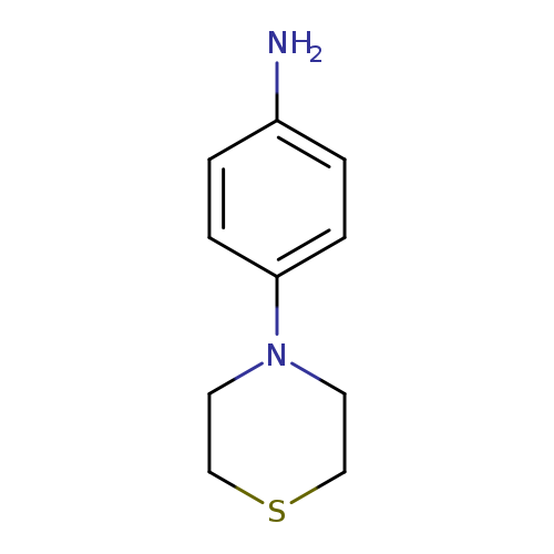 Nc1ccc(cc1)N1CCSCC1