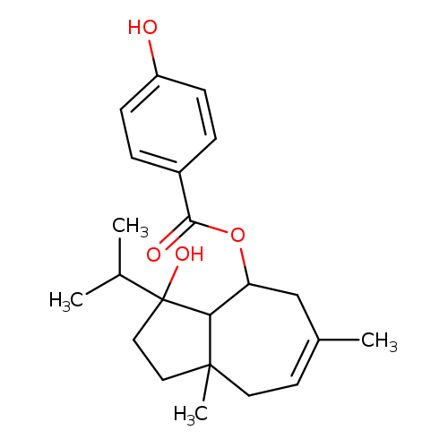 CC1=CCC2(C(C(C1)OC(=O)c1ccc(cc1)O)C(CC2)(O)C(C)C)C