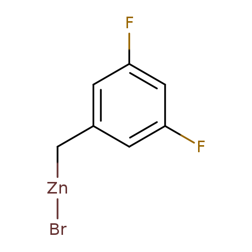 Br[Zn]Cc1cc(F)cc(c1)F