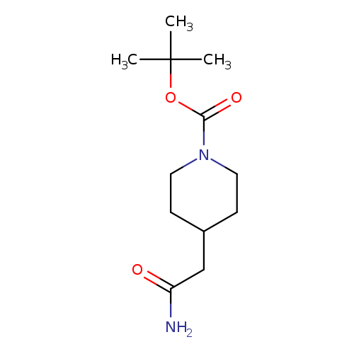 O=C(N1CCC(CC1)CC(=O)N)OC(C)(C)C