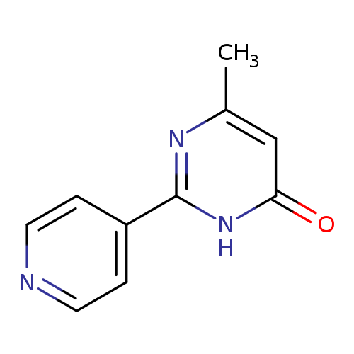 Cc1cc(=O)[nH]c(n1)c1ccncc1