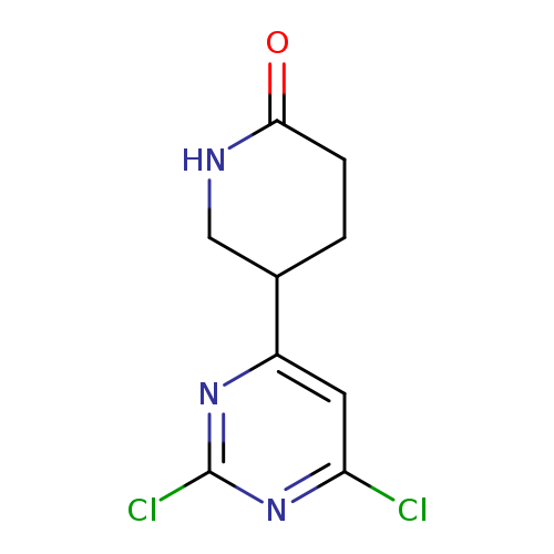 O=C1CCC(CN1)c1cc(Cl)nc(n1)Cl